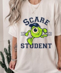 Disney Pixar Monsters University Scare Student Mike Portrait T-Shirt, Disneyland Vacation Family Trip Gift Unisex Adult T-shirt Kid Shirt