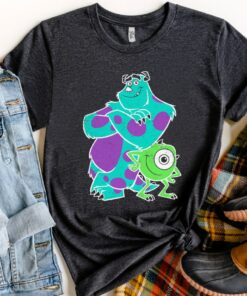 Disney Pixar Monsters University Sulley Mike Buds Shirt, Disneyland Vacation Trip, Unisex T-shirt Family Birthday Gift Adult Kid Toddler Tee