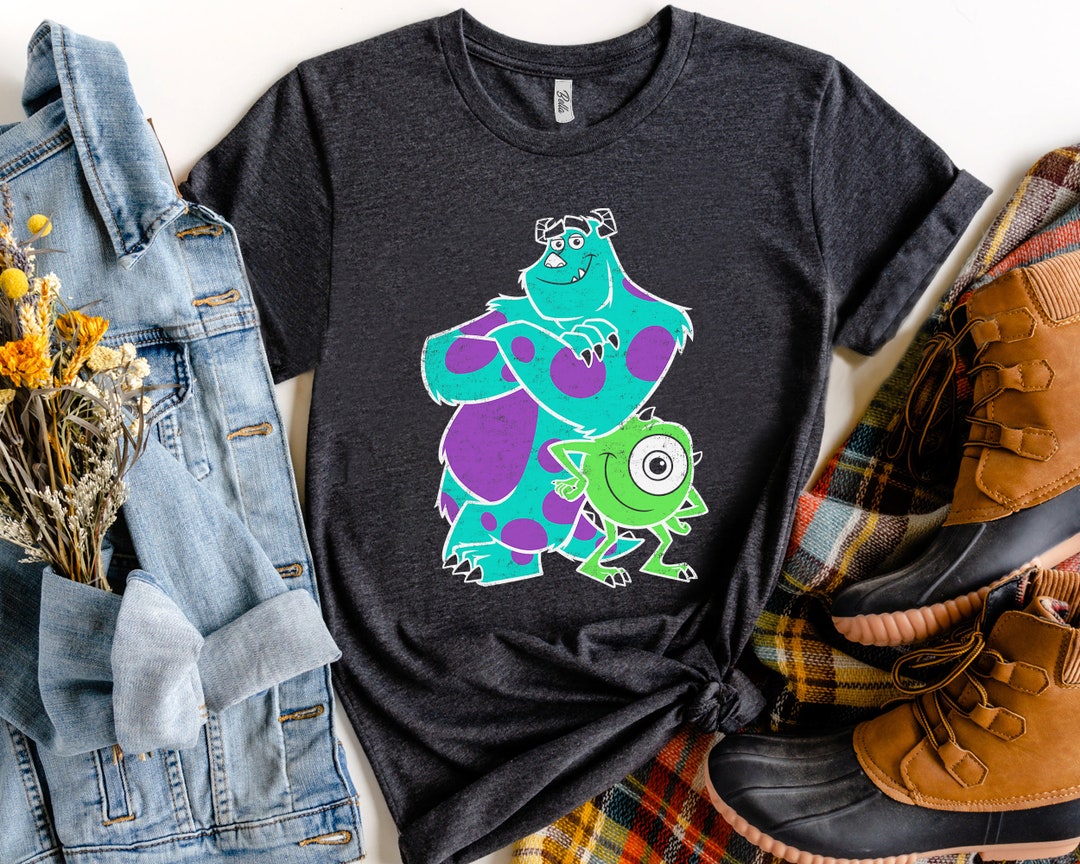 Disney Pixar Monsters University Sulley Mike Buds Shirt, Disneyland Vacation Trip, Unisex T-shirt Family Birthday Gift Adult Kid Toddler Tee