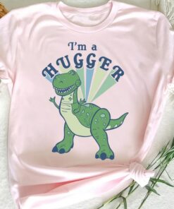 Disney Pixar Toy Story 4 Funny Rex I'm A Hugger Portrait Shirt, Magic Kingdom Trip Unisex T-shirt Family Birthday Gift Adult Kid Toddler Tee