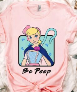 Disney Pixar Toy Story Bo Peep Portrait Shirt, Buzz Lightyear Tee, Woody Shirt, Unisex T-shirt Family Birthday Gift Adult Kid Toddler Tee