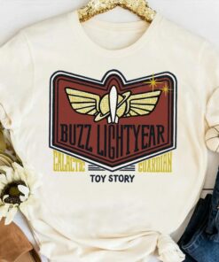 Disney Pixar Toy Story Buzz Lightyear Badge Shirt, Magic Kingdom Holiday Trip Unisex T-shirt Family Birthday Gift Adult Kid Toddler Tee