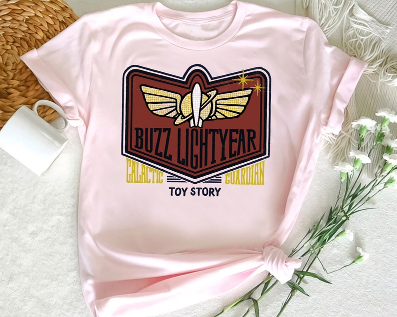 Disney Pixar Toy Story Buzz Lightyear Badge Shirt, Magic Kingdom Holiday Trip Unisex T-shirt Family Birthday Gift Adult Kid Toddler Tee
