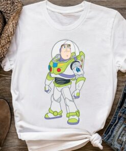 Disney Pixar Toy Story Buzz Lightyear Strong Pose Shirt Magic Kingdom Holiday Trip Unisex T-shirt Family Birthday Gift Adult Kid Toddler Tee