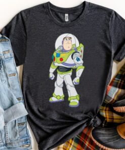 Disney Pixar Toy Story Buzz Lightyear Strong Pose Shirt Magic Kingdom Holiday Trip Unisex T-shirt Family Birthday Gift Adult Kid Toddler Tee