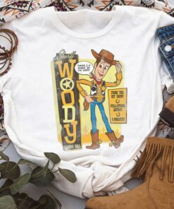 Disney Pixar Toy Story Sheriff Woody Talking Doll Shirt, Unisex T-shirt Family Birthday Gift Adult Kid Toddler Comfort Colors Tee