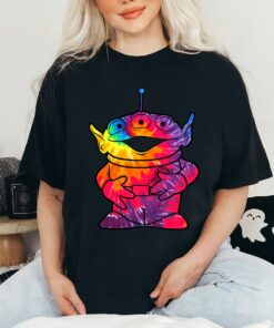 Disney Pixar Toy Story Tie-Dye Alien Portrait T-Shirt, Toy Story Aliens Shirt, Disneyland Vacation Trip Gift Unisex Adult T-shirt Kid Shirt