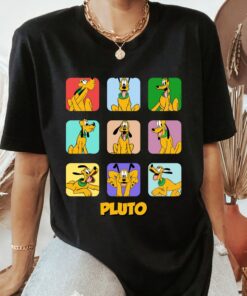 Disney Pluto Moods T-Shirt, Happy Dog T-Shirt, Pluto and Mickey, Dog T-Shirt, Disneyland Vacation Trip Gift Unisex Adult T-shirt Kid Shirt