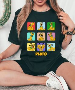 Disney Pluto Moods T-Shirt, Happy Dog T-Shirt, Pluto and Mickey, Dog T-Shirt, Disneyland Vacation Trip Gift Unisex Adult T-shirt Kid Shirt