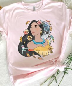 Disney Pocahontas Dreamcatcher Watercolor Graphic Unisex T-shirt Birthday Shirt Gift For Men Women Kid Hoodie Sweatshirt Toddler Shirt