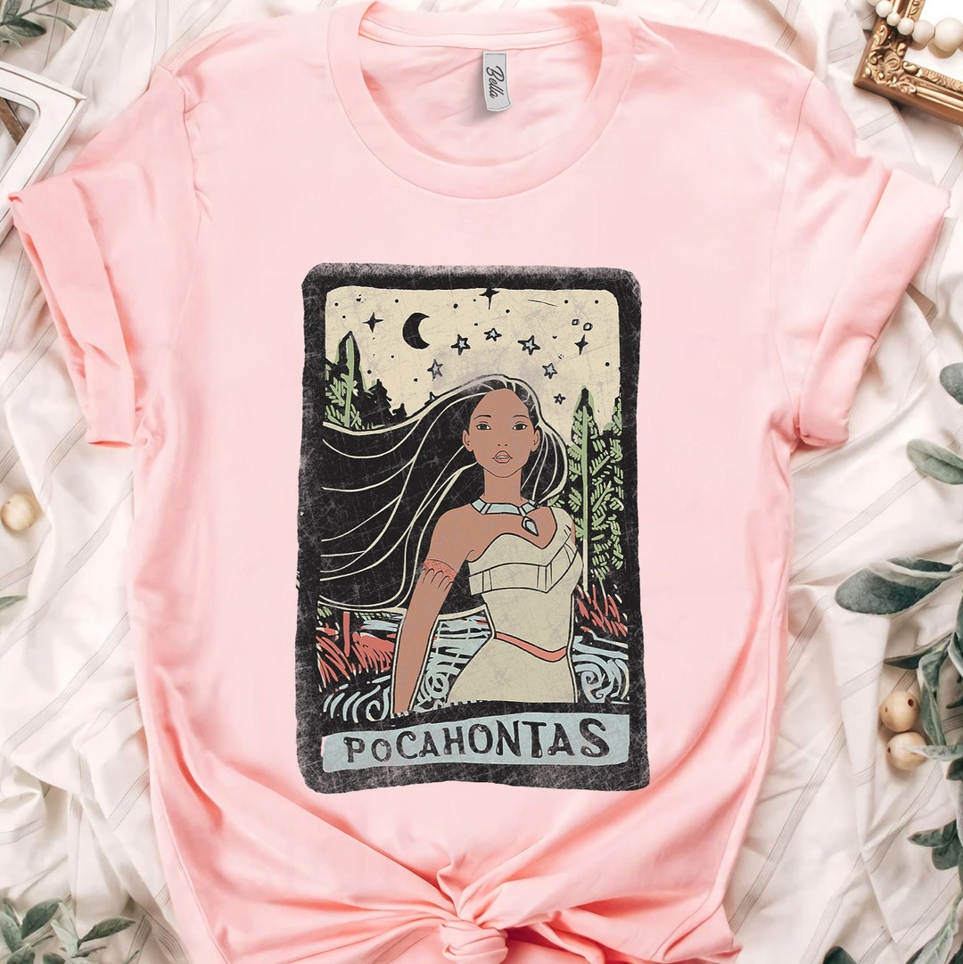 Disney Pocahontas Vintage Portrait Style Graphic Shirt, Meeko, Disneyland Vacation Unisex T-shirt Family Birthday Gift Adult Kid Toddler Tee