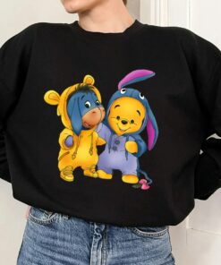 Disney Pooh And Eeyore Cute Friends T-Shirt, Disney Friends T-shirt, Disneyland Family Vacation, Winnie The Pooh Hoodie Sweatshirt Toddler