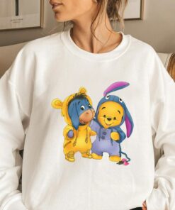 Disney Pooh And Eeyore Cute Friends T-Shirt, Disney Friends T-shirt, Disneyland Family Vacation, Winnie The Pooh Hoodie Sweatshirt Toddler
