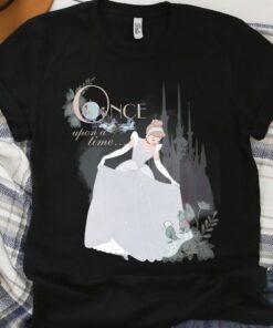 Disney Princess Cinderella Vintage Once Upon A Time Unisex T-shirt Birthday Shirt Gift For Men Women Kid Hoodie Sweatshirt Toddler Shirt