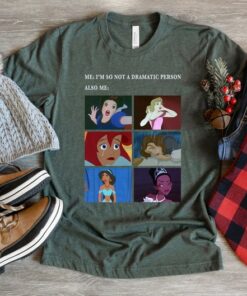 Disney Princess Not Dramatic Meme Panel T-Shirt, Disney Trip Tee, Disneyland Vacation Gift, Disney World Tee Unisex Adult T-shirt Kid Shirt