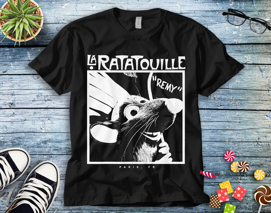 Disney Ratatouille Chef Remy Graphic T-Shirt Unisex T-shirt Adult T-shirt Kid Shirt Long Sleeve Hoodie Sweatshirt