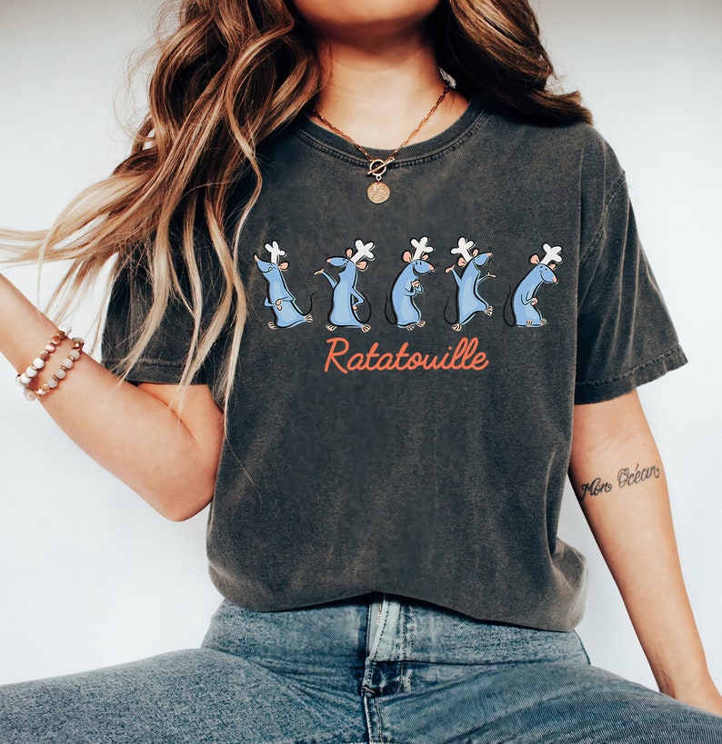 Disney Ratatouille Emotions Of Remy T-Shirt Disneyland Vacation Matching Shirt Unisex Adult T-shirt Kid Shirt Sweatshirt