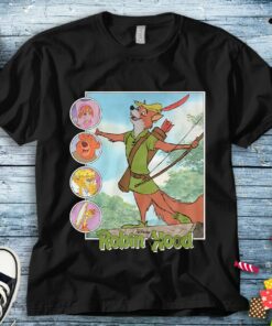 Disney Robin Hood Classic Disney Film Retro T-Shirt Unisex Adult T-shirt Kid Shirt Toddler Tee Women's Tank Hoodie Sweatshirt