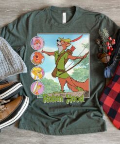 Disney Robin Hood Classic Film Retro Vintage Shirt, Magic Kingdom, Disneyland Family Trip Vacation 2022 Gift, Birthday Gift Unisex T-shirt Kid