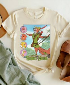Disney Robin Hood Classic Film Retro Vintage Shirt, Magic Kingdom, Disneyland Family Trip Vacation 2022 Gift, Birthday Gift Unisex T-shirt Kid