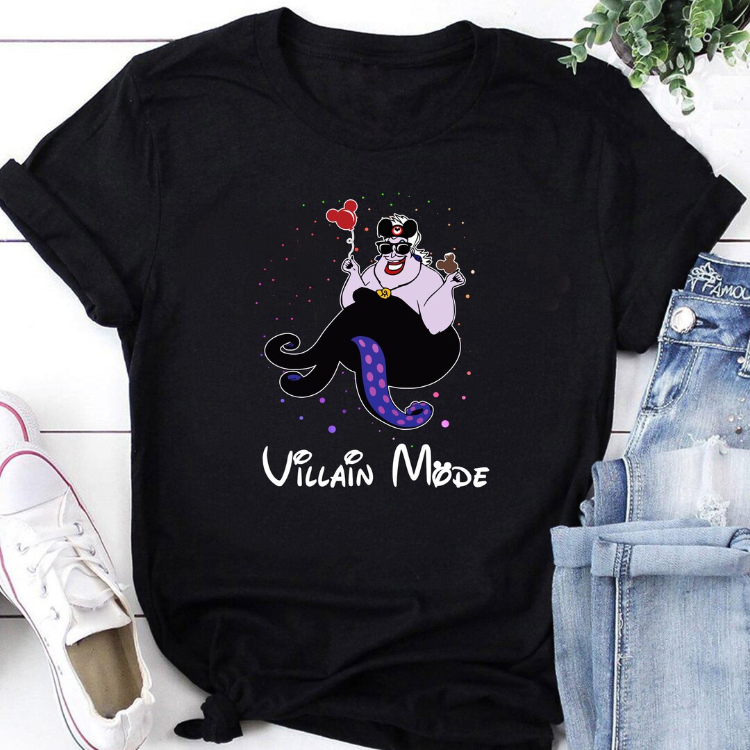 Disney Shirt, Disney Mode Shirts, Ursula Shirts, Villain Mode Shirts, Disney Villain T-shirt, Villains shirt, Disney Vacation Gift For Men Women Kid Hoodie Sweatshirt Toddler Shirt