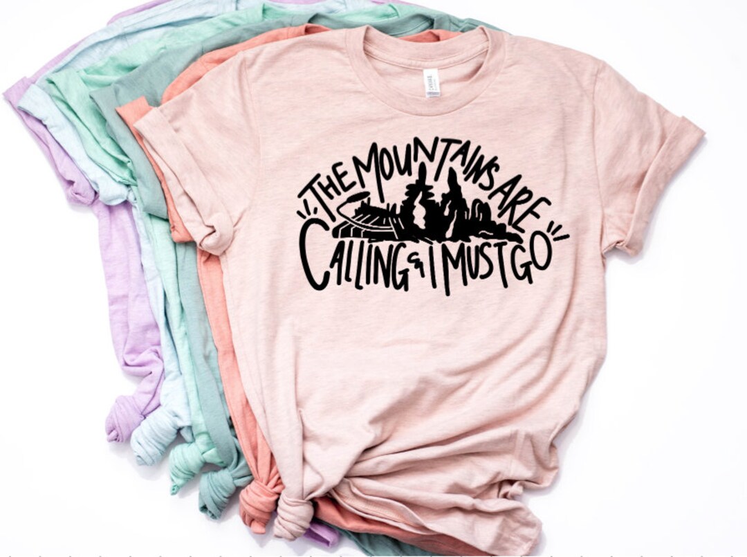 Disney Shirts, Disney Shirts for Women, The Mountains are Calling, Disney Mountains Shirt, Magic Kingdom Shirt, Women's Disney Shirt Gift For Men Women Kid Hoodie Sweatshirt Toddler Shirt