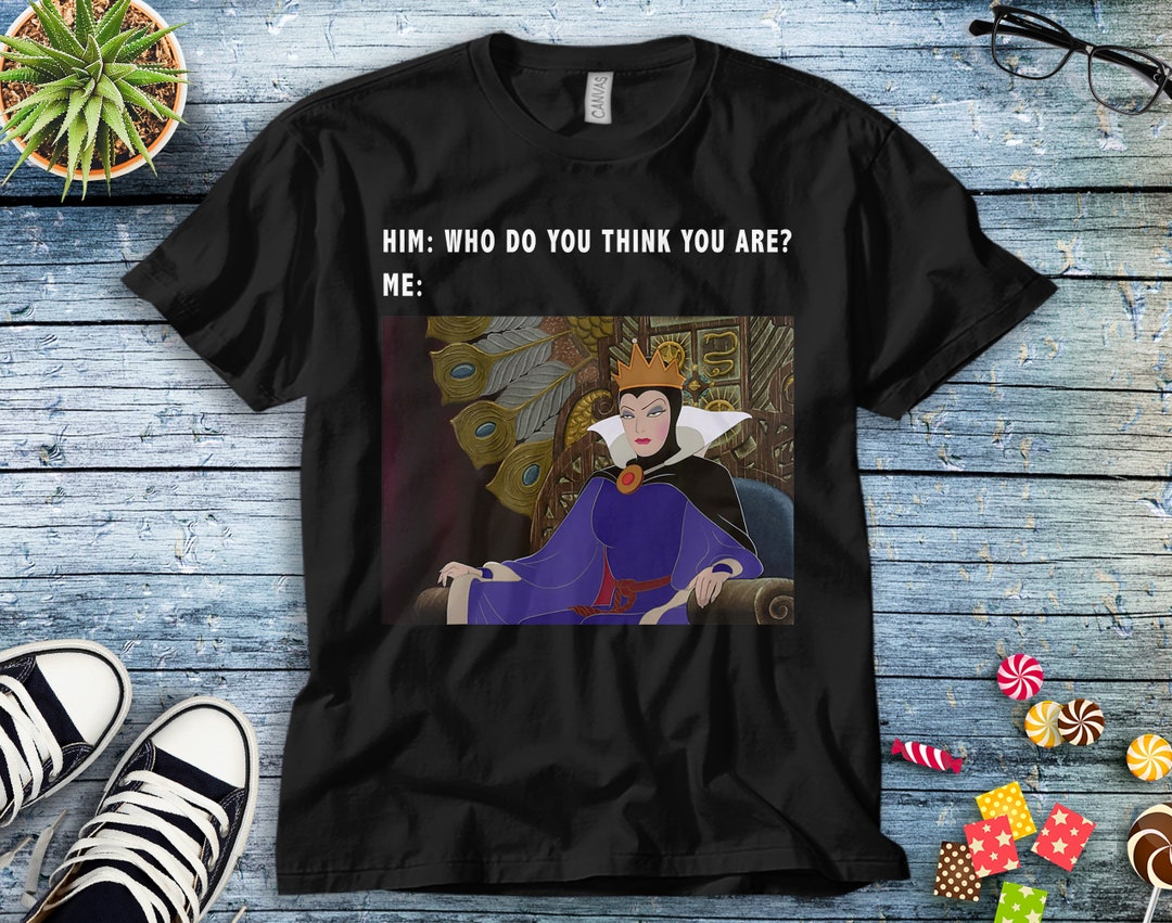 Disney Sleeping Beauty Maleficent Evil Queen Meme T-Shirt Unisex Tee Adult T-shirt Kid Shirt Long Sleeve Hoodie Sweatshirt Women's Tank