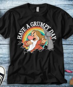 Disney Snow White Grumpy Have A Grumpy Day Unisex Tee Adult T-shirt Kid Shirt Long Sleeve Hoodie Sweatshirt Women's Tank