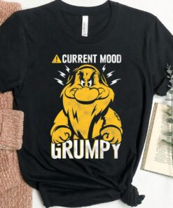 Disney Snow White Grumpy Mood Graphic T-Shirt, Grumpy Dwarf Shirt, Disneyland Vacation Family Trip Vacation Gift Unisex T-shirt