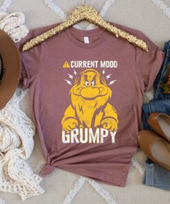 Disney Snow White Grumpy Mood Graphic T-Shirt, Grumpy Dwarf Shirt, Disneyland Vacation Family Trip Vacation Gift Unisex T-shirt