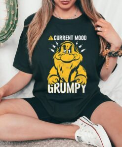 Disney Snow White Grumpy Mood Graphic T-Shirt, Grumpy Dwarf Shirt, Disneyland Vacation Family Trip Vacation Gift Unisex T-shirt