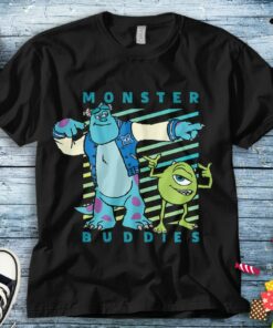 Disney Sulley and Mike Wazowski Monster Buddies T-Shirt Unisex Tee Adult T-shirt Kid Shirt Long Sleeve Hoodie Sweatshirt Women's Tank