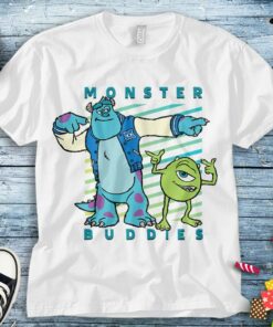 Disney Sulley and Mike Wazowski Monster Buddies T-Shirt Unisex Tee Adult T-shirt Kid Shirt Long Sleeve Hoodie Sweatshirt Women's Tank