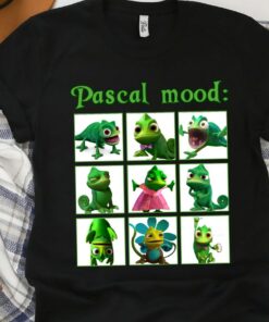 Disney Tangled Pascal Mood Rapunzel Emotion Of Pasca Unisex T-shirt Birthday Shirt Gift For Men Women Kid Hoodie Sweatshirt Toddler Shirt