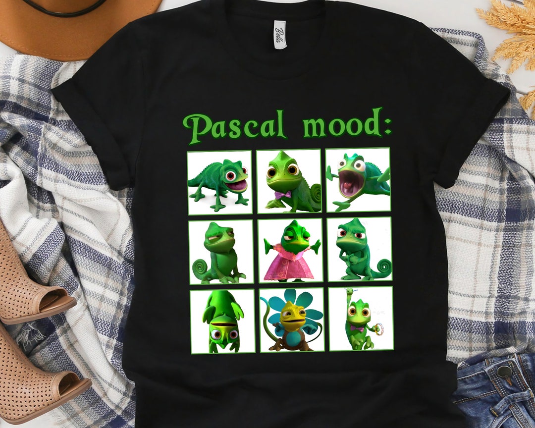 Disney Tangled Pascal Mood Rapunzel Emotion Of Pasca Unisex T-shirt Birthday Shirt Gift For Men Women Kid Hoodie Sweatshirt Toddler Shirt