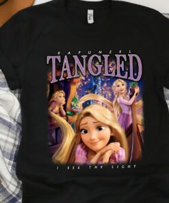 Disney Tangled Rapunzel Portrait Poster T-Shirt Unisex T-shirt Birthday Shirt Gift For Men Women Kid Hoodie Sweatshirt Toddler Shirt