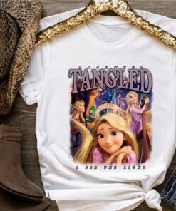 Disney Tangled Rapunzel Portrait Poster T-Shirt Unisex T-shirt Birthday Shirt Gift For Men Women Kid Hoodie Sweatshirt Toddler Shirt