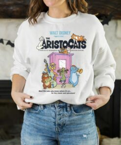Disney The Aristocats Cats Playing Piano T-Shirt Unisex Tee Adult T-shirt Kid Shirt Long Sleeve Hoodie Sweatshirt Women's Tank