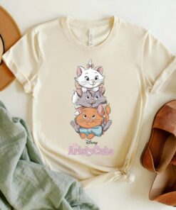 Disney The Aristocats Cats Shirt, Disneyland Christmas Holiday Gift, Disney World Tee Unisex Adult Shirt Kid Tee