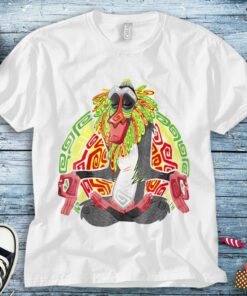 Disney The Lion King Rafiki Geometric Rainbow Graphic Unisex Tee Adult T-shirt Kid Shirt Long Sleeve Hoodie Sweatshirt Woman's Tank
