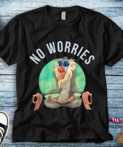 Disney The Lion King Rafiki No Worries T-Shirt Unisex Tee Adult T-shirt Kid Shirt Long Sleeve Hoodie Sweatshirt Women's Tank