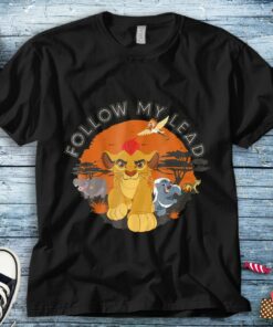 Disney The Lion King Simba Friends Follow My Lead Funny Unisex Adult T-shirt Kid Shirt Long Sleeve Hoodie Sweatshirt Women's Tank