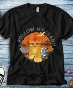 Disney The Lion King Simba Friends Follow My Lead Funny Unisex Adult T-shirt Kid Shirt Long Sleeve Hoodie Sweatshirt Women's Tank