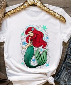 Disney The Little Mermaid Ariel's Song Music Notes Shirt, Disneyland Vacation, Unisex T-shirt Family Birthday Gift Adult Kid Toddler Tee