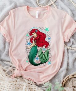 Disney The Little Mermaid Ariel's Song Music Notes T-Shirt, Disney Family Trip Tee, Disneyland Vacation Gift Unisex Adult T-shirt Kid Shirt