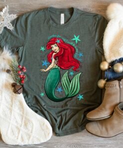 Disney The Little Mermaid Ariel's Song Music Notes T-Shirt, Disney Family Trip Tee, Disneyland Vacation Gift Unisex Adult T-shirt Kid Shirt