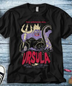 Disney The Little Mermaid Ursula Graphic T-Shirt Unisex Tee Adult T-shirt Kid Shirt Long Sleeve Hoodie Sweatshirt Women's Tank