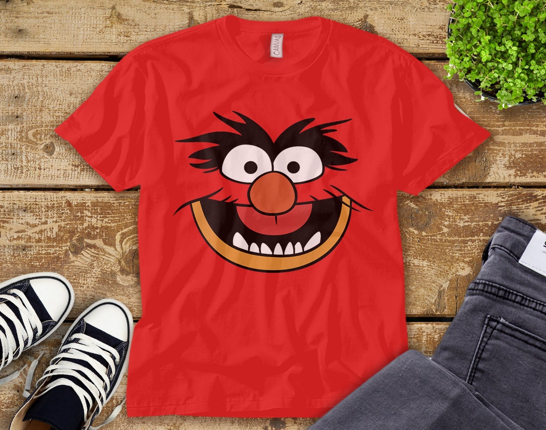 Disney The Muppets Animal Big Face Costume Unisex Tee Adult T-shirt Kid Shirt Long Sleeve Hoodie Sweatshirt Women's Tank