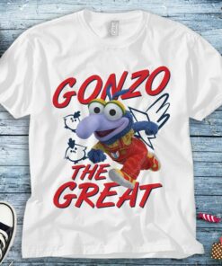 Disney The Muppets Gonzo the Great T-Shirt Unisex Tee Adult T-shirt Kid Shirt Long Sleeve Hoodie Sweatshirt Women's Tank