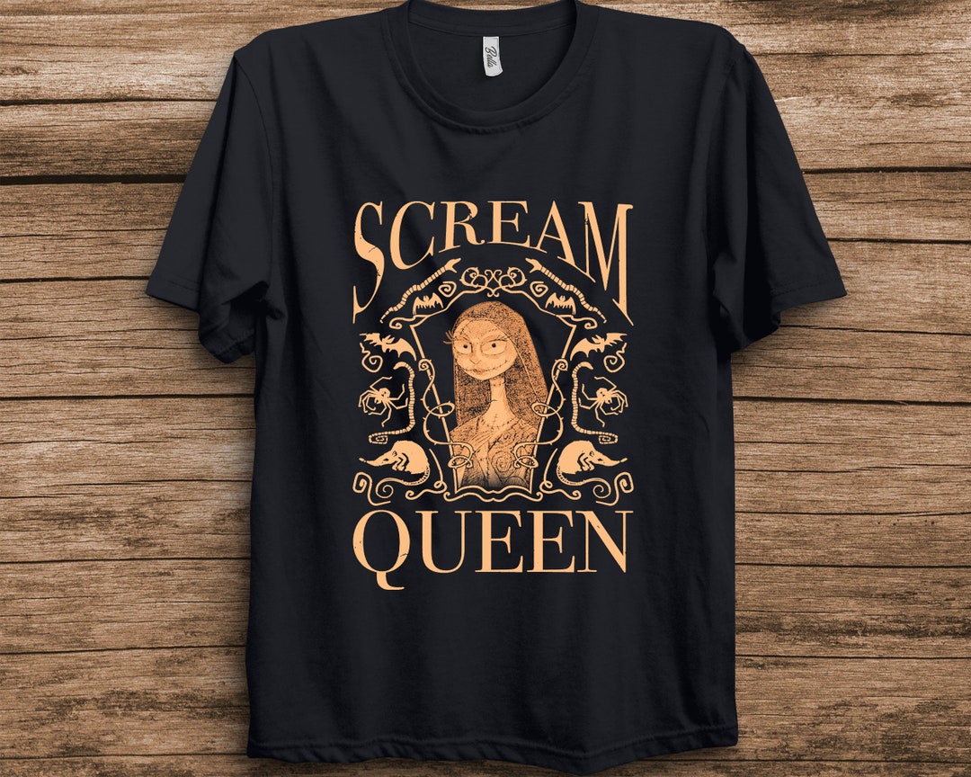 Disney The Nightmare Before Christmas Halloween Scream Queen Unisex T-shirt Birthday Shirt Gift For Men Women Kid Hoodie Sweatshirt Toddler